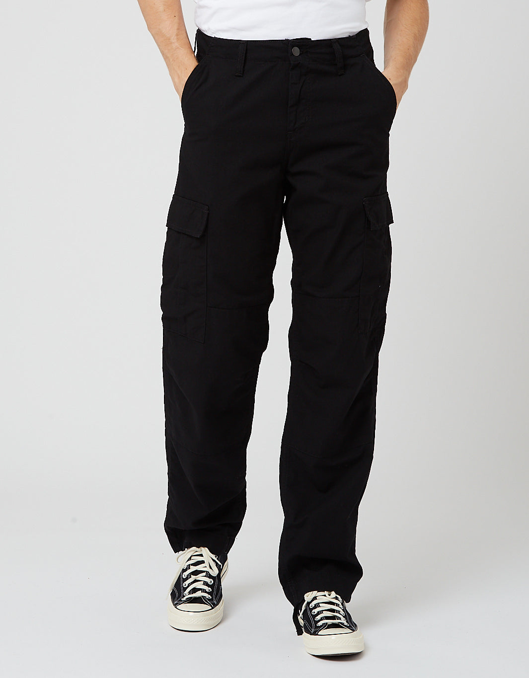 Regular Cargo Pant (Ripstop, 6.5oz) - Black