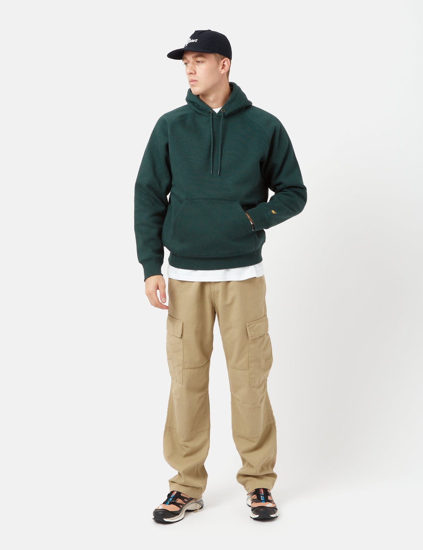 Chase Hooded Sweatshirt - Juniper Green