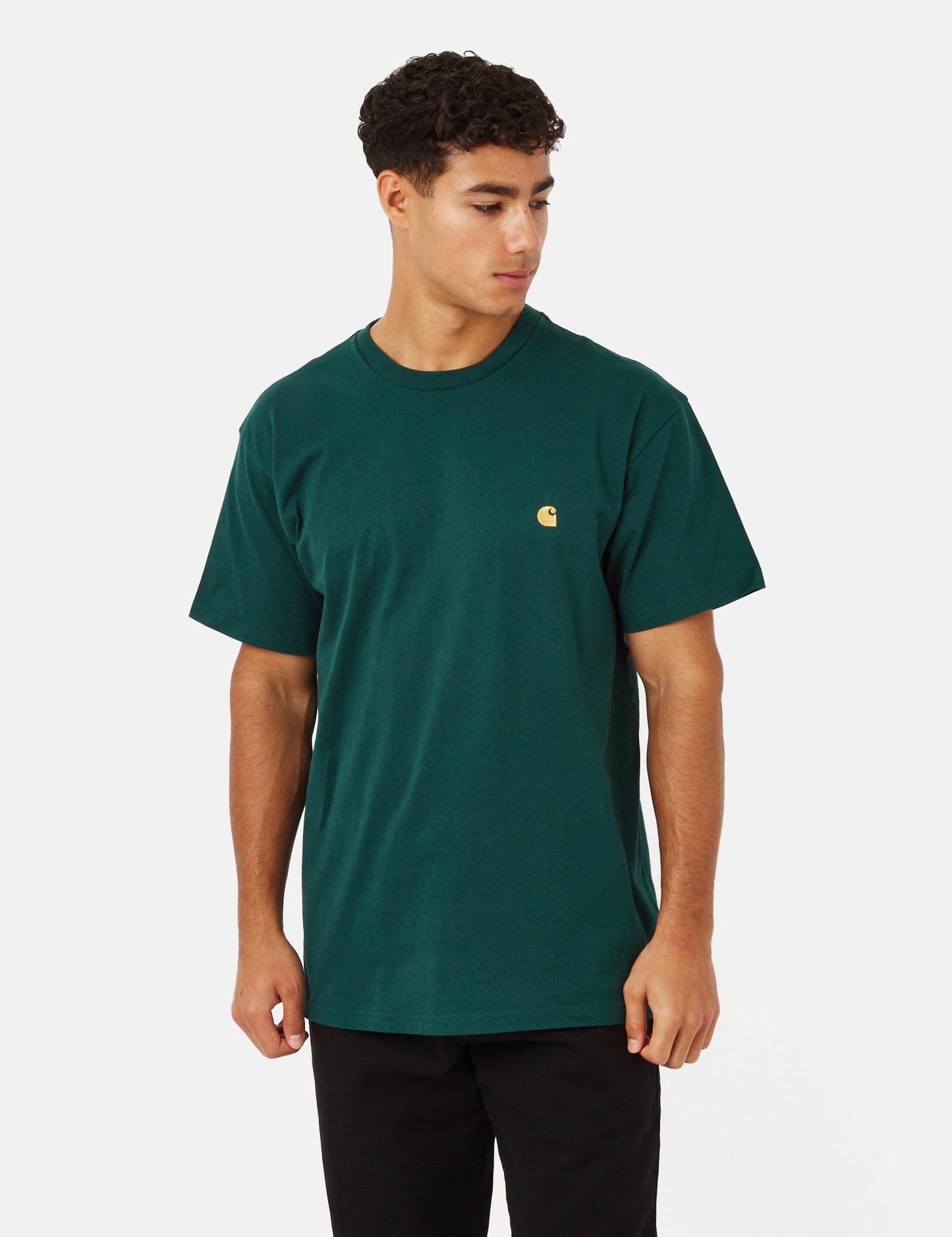 Chase T-Shirt (Loose) - Chervil Green/Gold