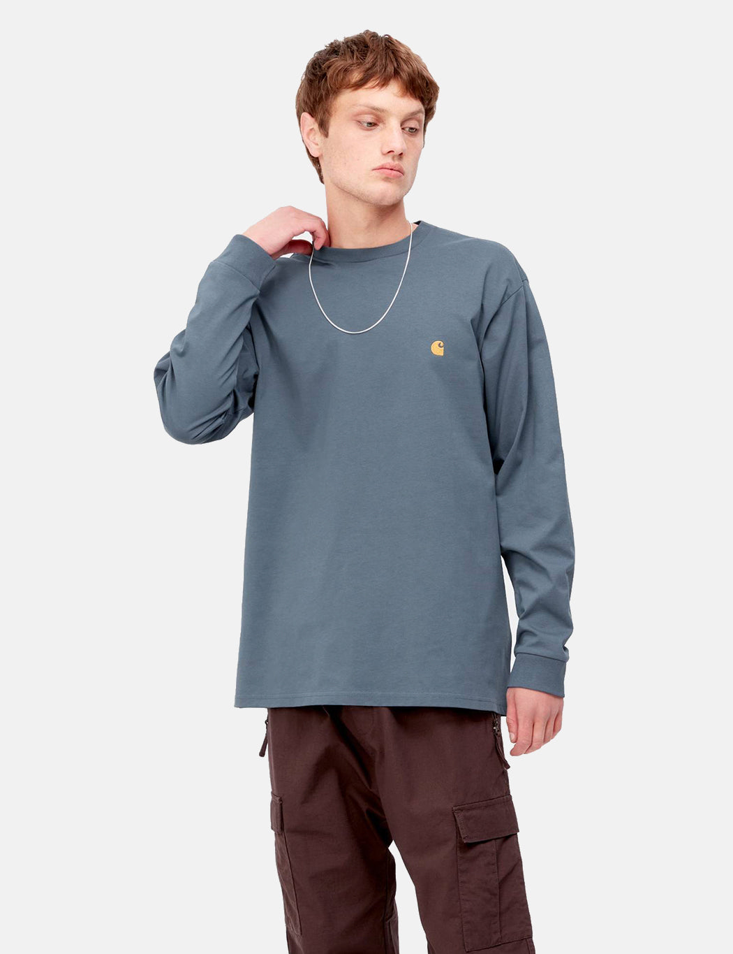 Chase Long Sleeve T-Shirt (Loose) - Agave Green