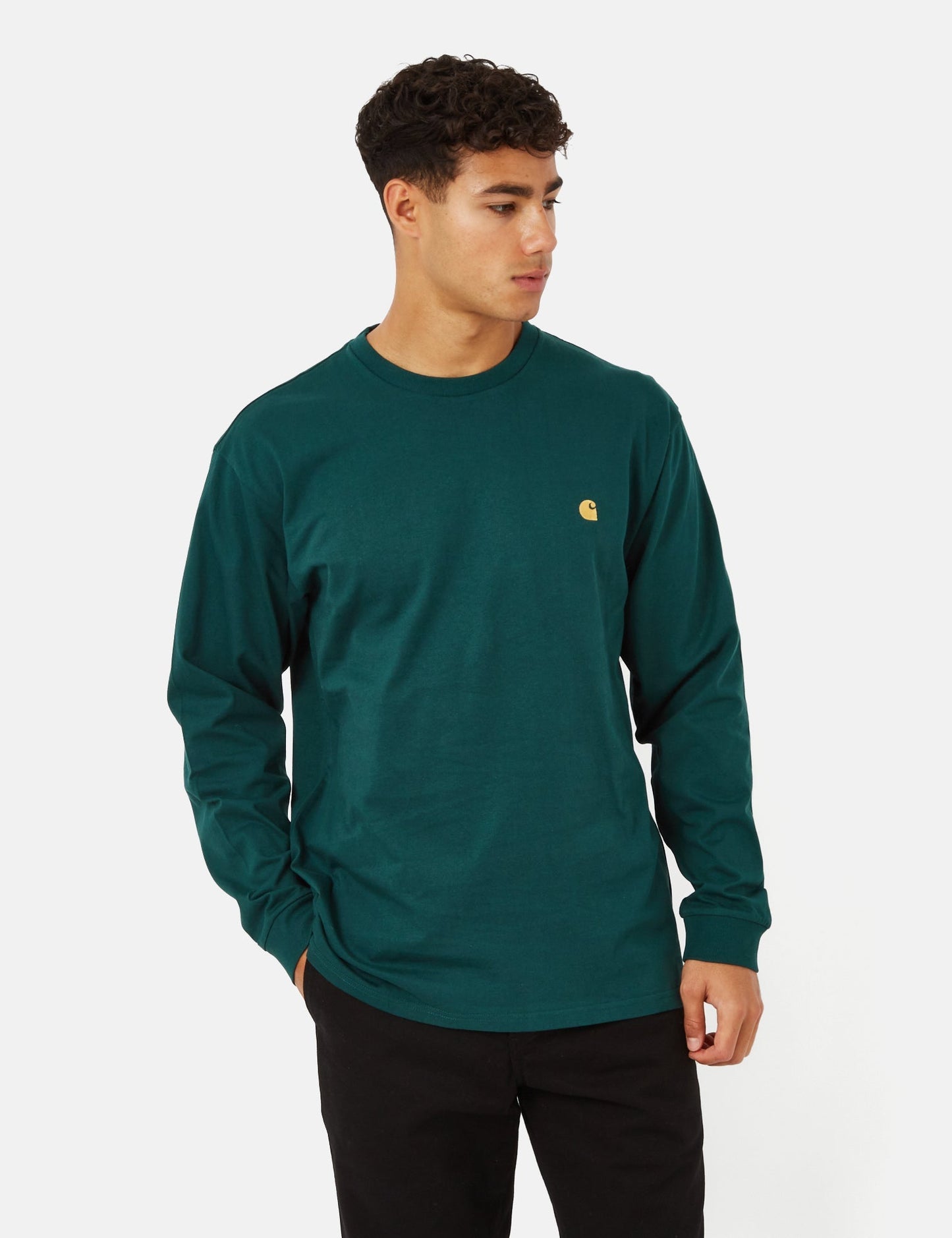 Chase Long Sleeve T-Shirt (Loose) - Jura Green