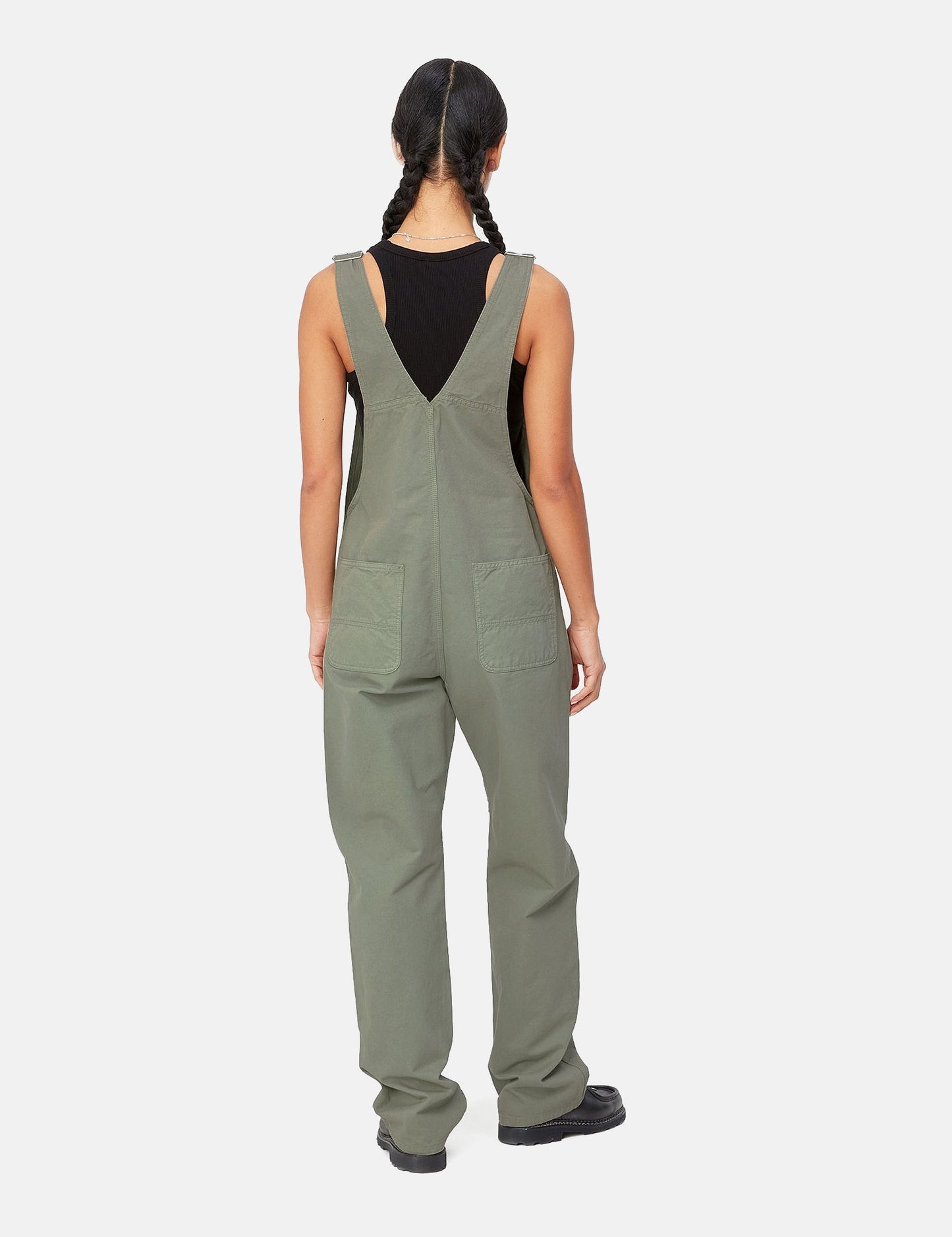 Womens Bib Overall (Straight) - Yucca Green