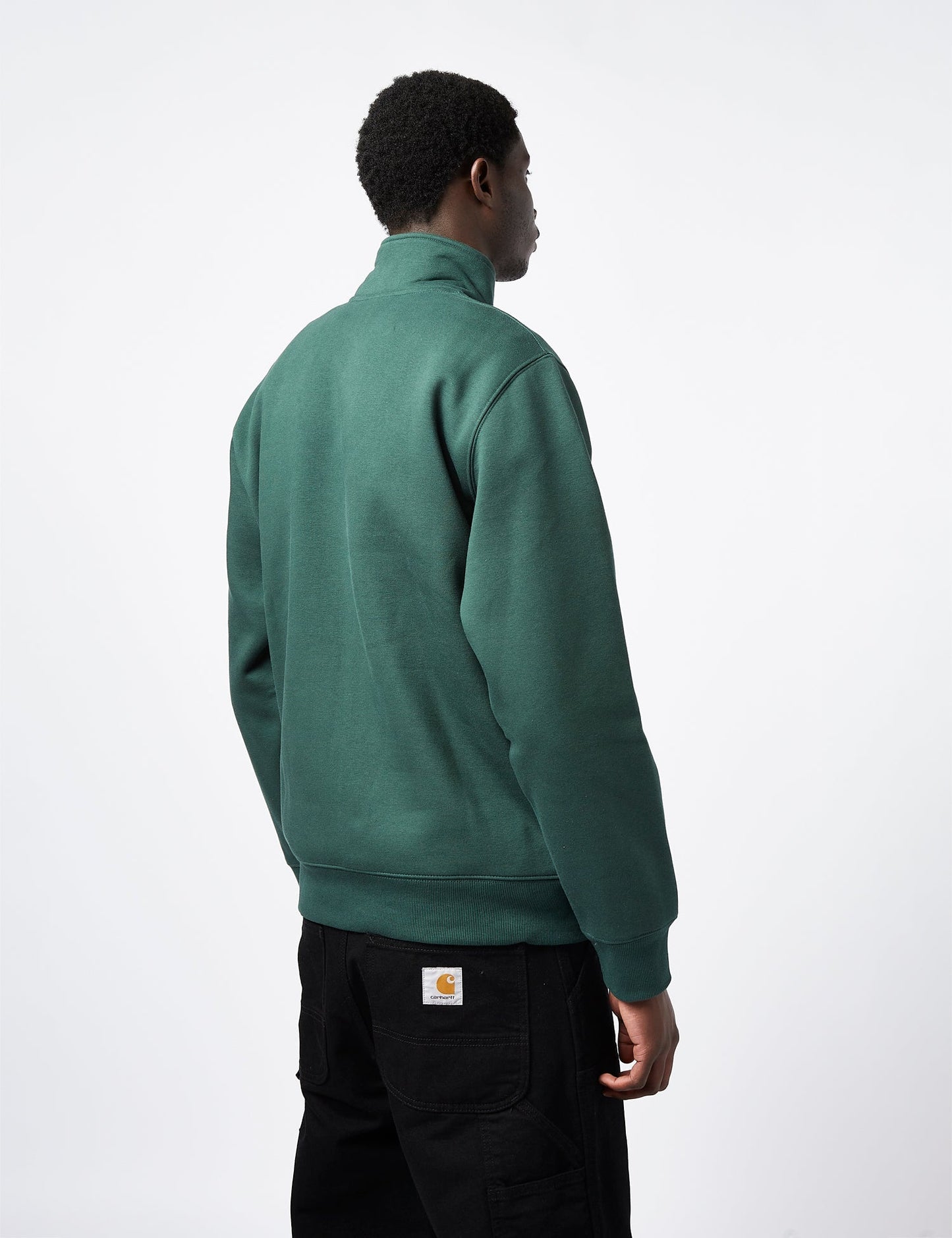 Chase Neck Zip Sweatshirt - Discovery Green