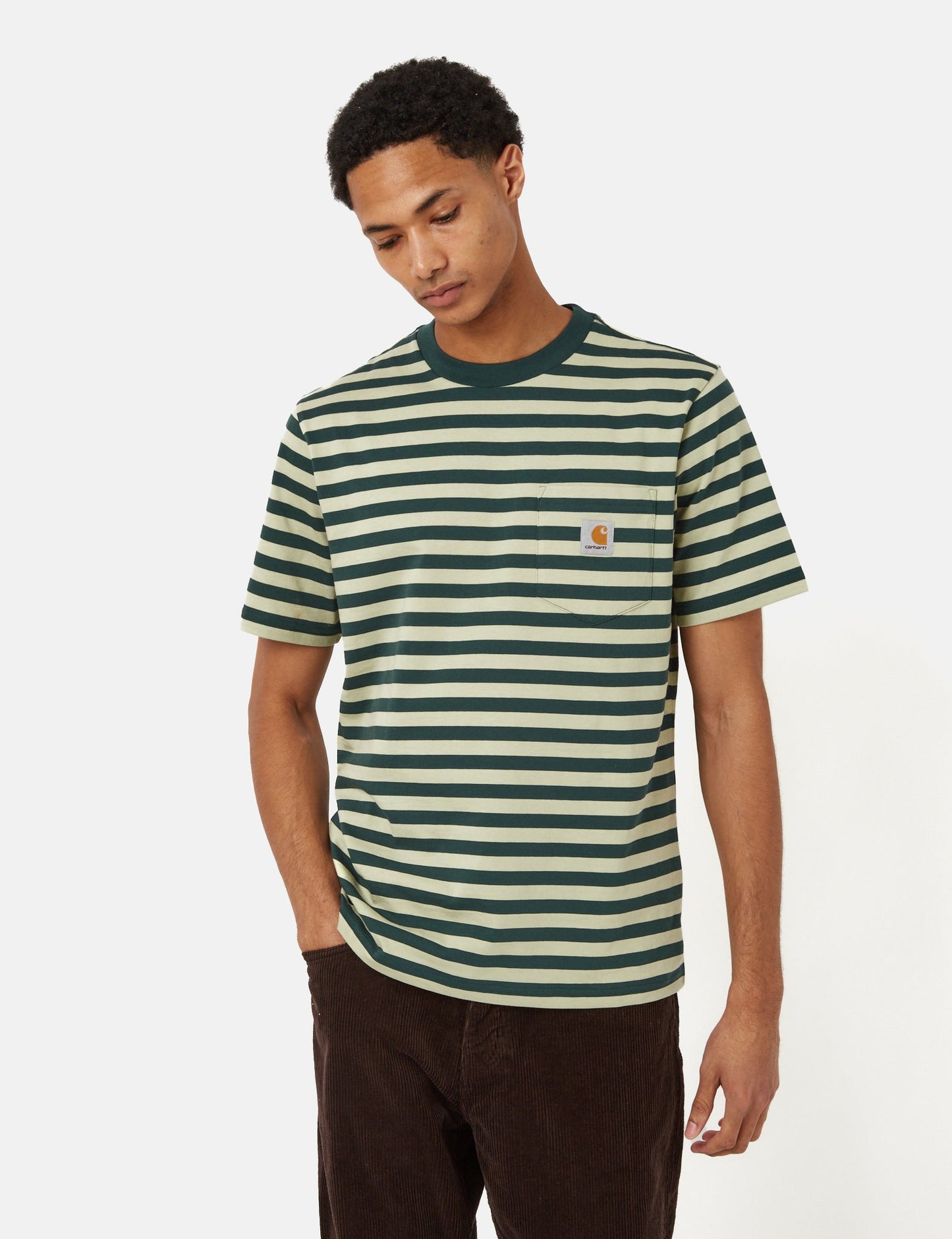 Scotty Stripe Pocket T-Shirt (Regular) - Atom Blue/Icarus Blue