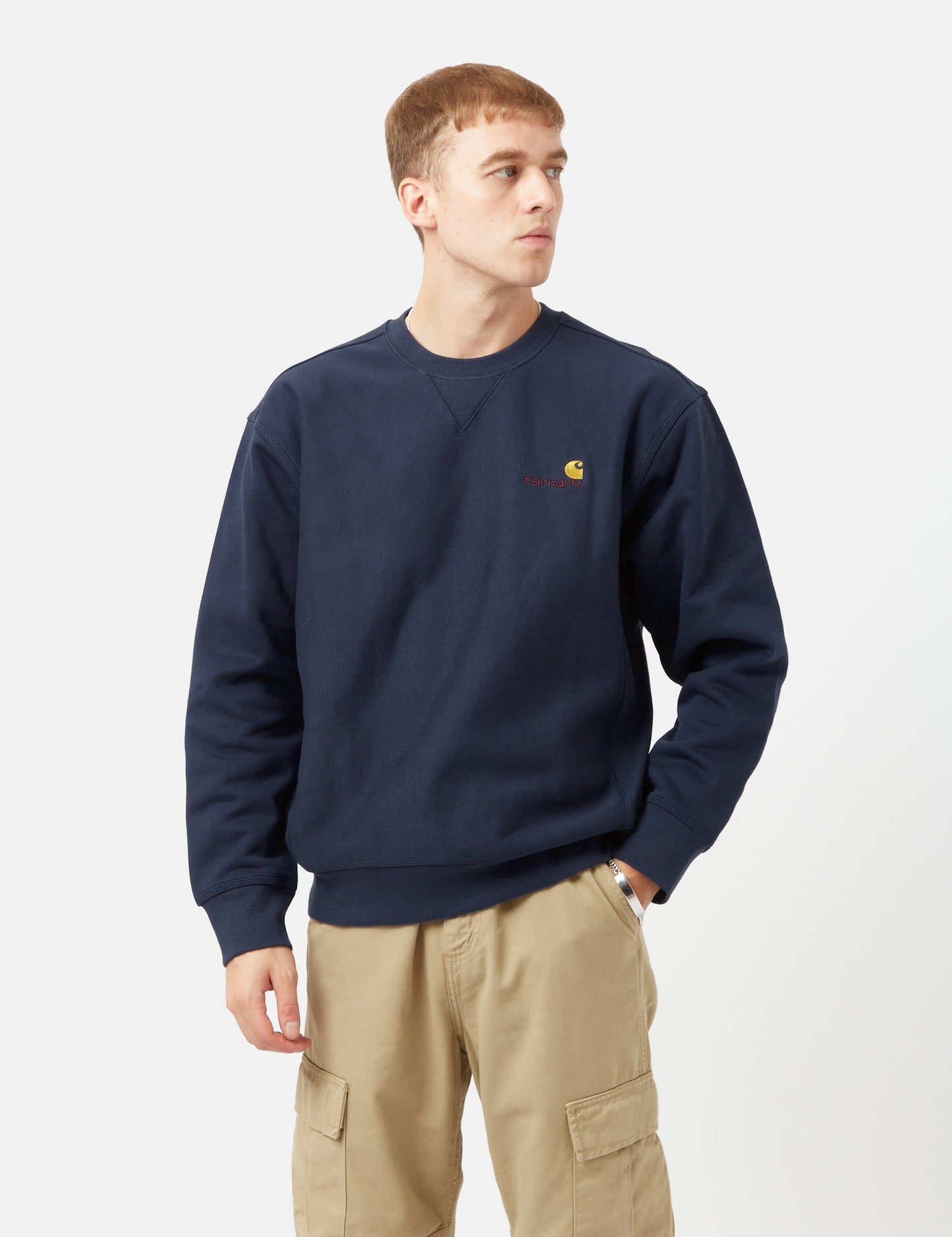 American Script Sweatshirt - Piscine Blue