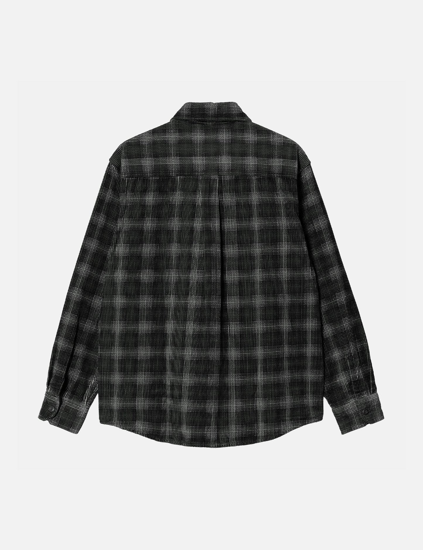 Flint Cord Shirt (Wiley Check) - Vulcan Grey