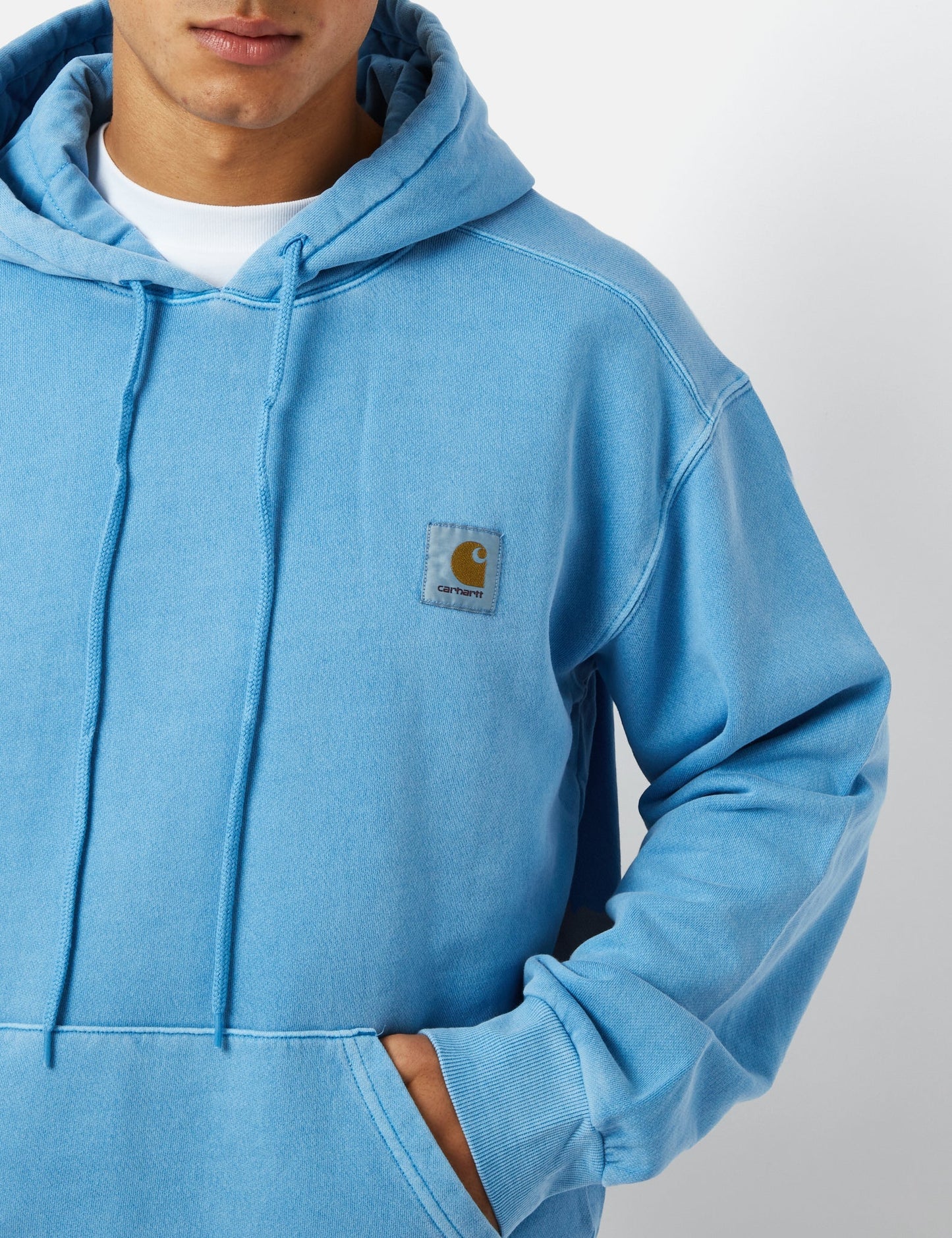 Nelson Hooded Sweatshirt - Piscine Blue