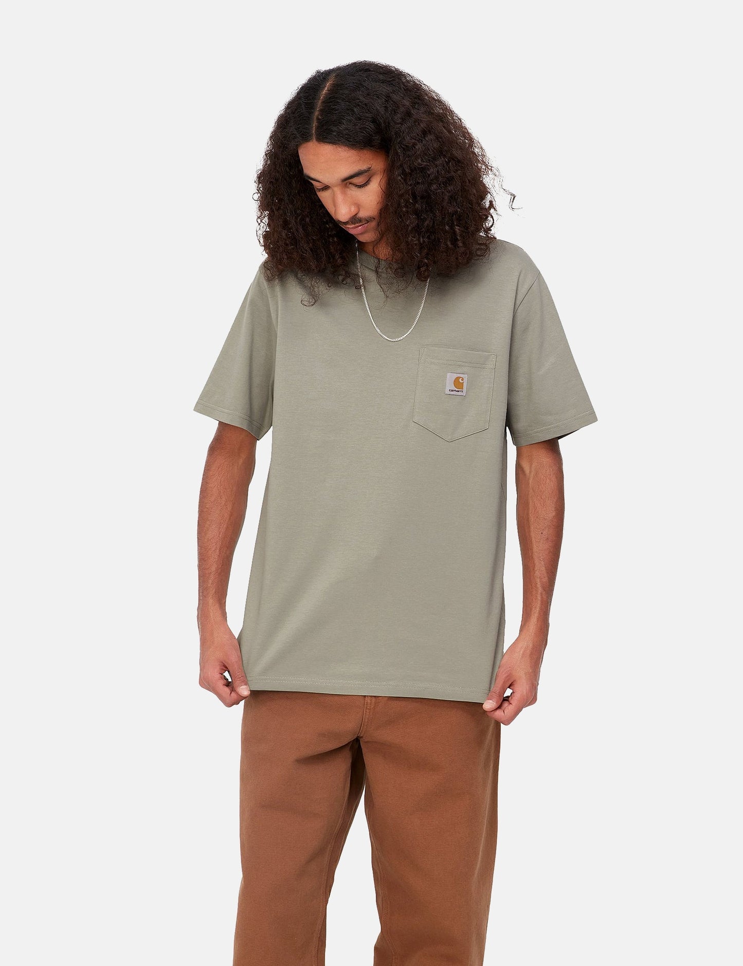 Pocket T-Shirt (Regular) - Smoke Green