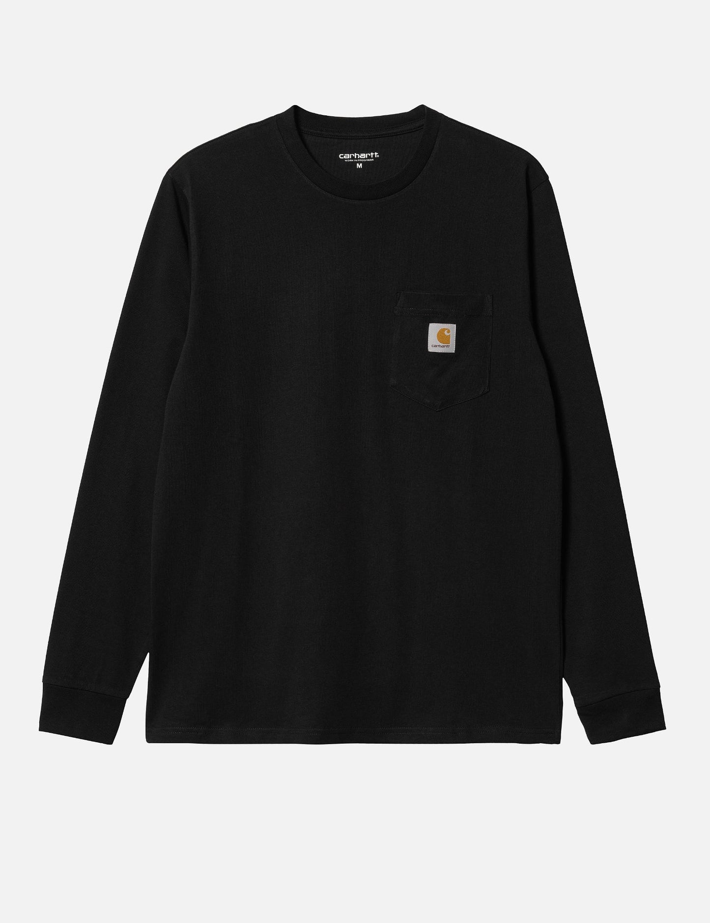 Pocket Long Sleeve T-Shirt - Black