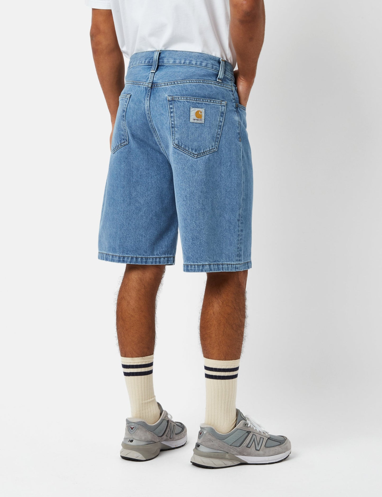 Landon Shorts (Loose) - Blue Heavy Stone Wash