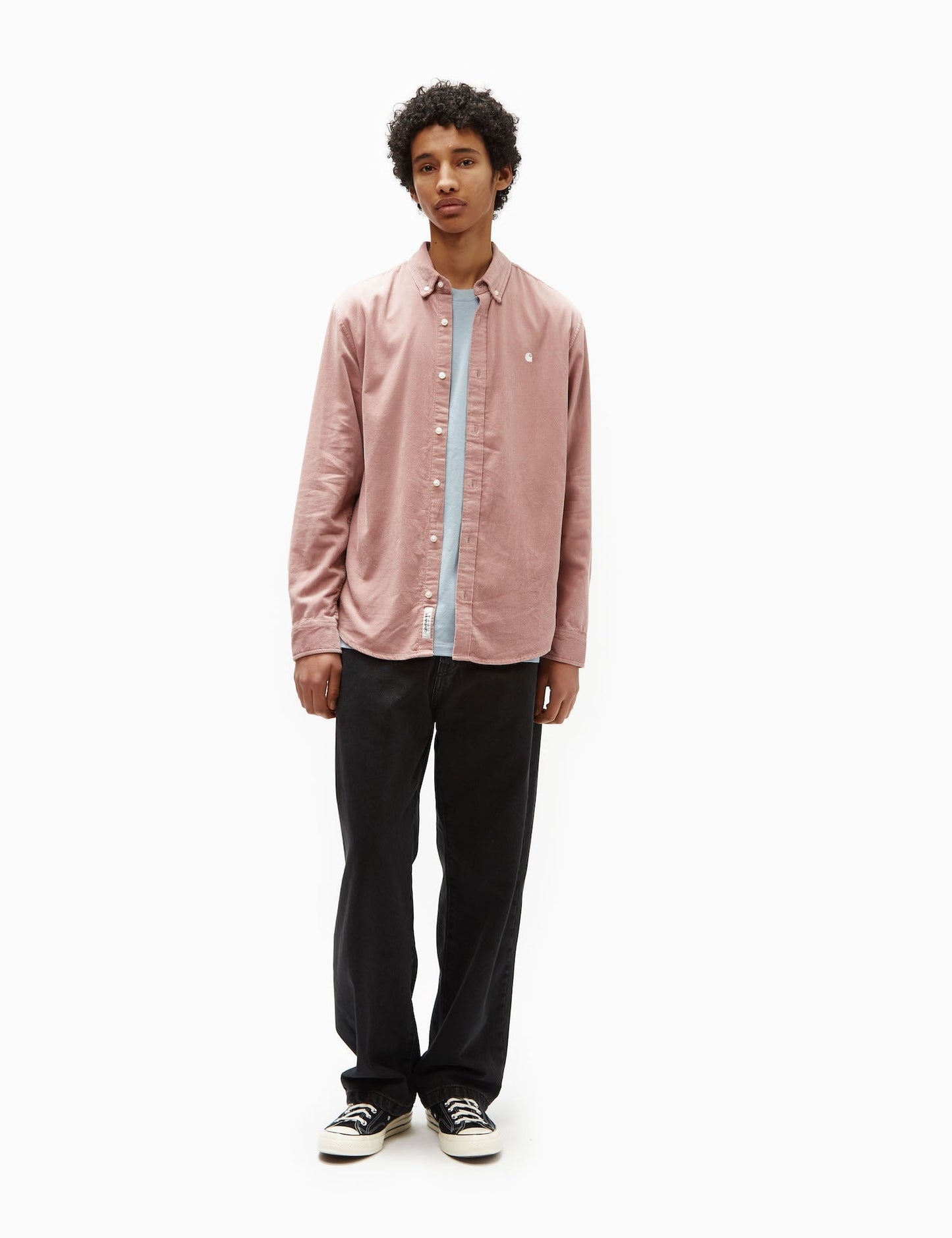 Madison Fine Cord Shirt (Regular) - Glassy Pink