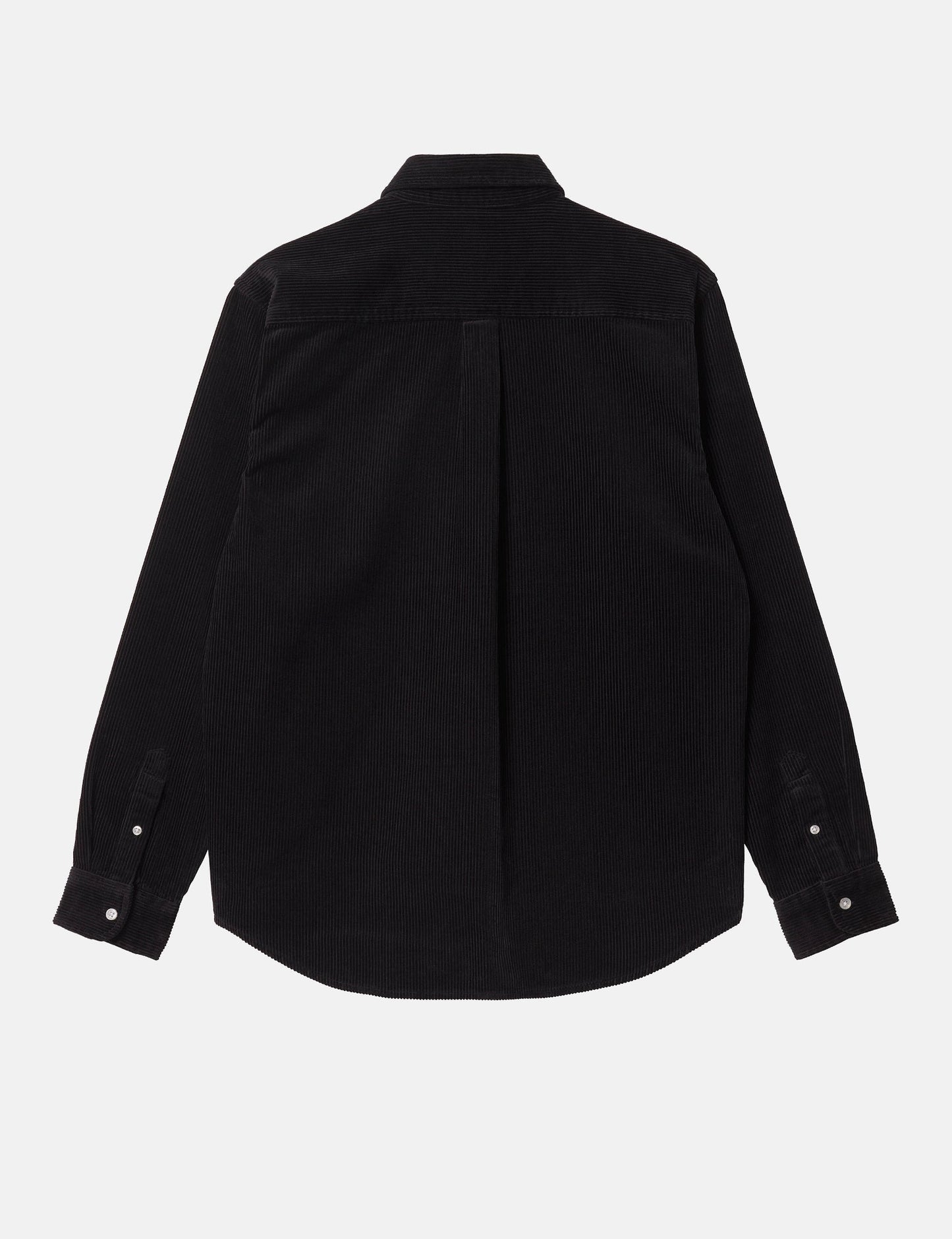 Madison Fine Cord Shirt (Regular) - Black/Wax