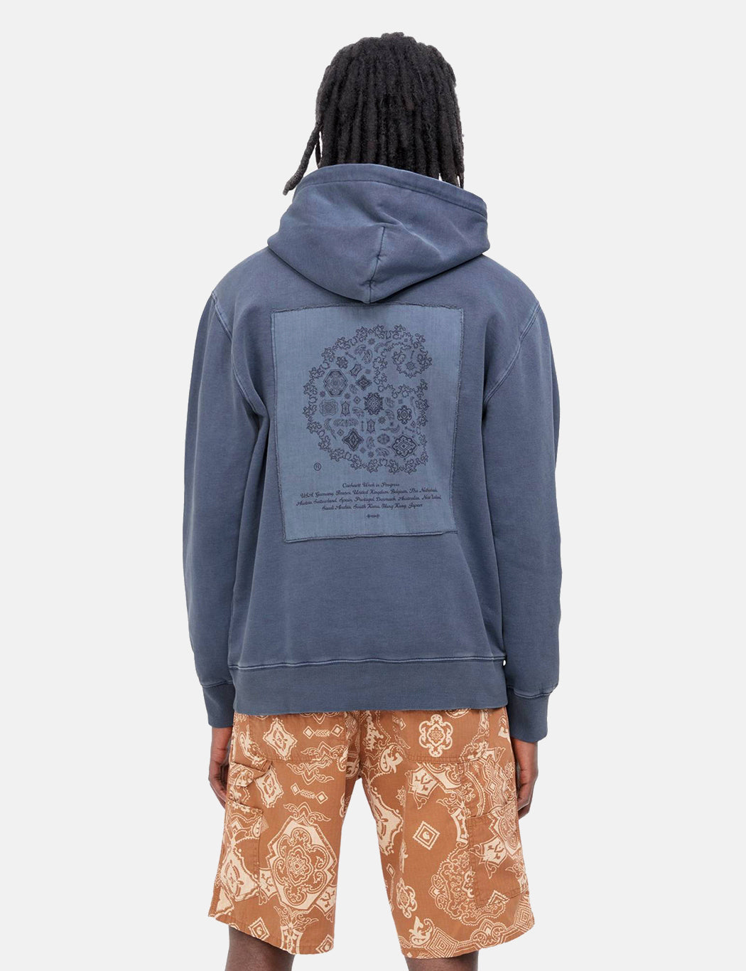 Verse Patch Hooded Sweatshirt - Vulcan Grey