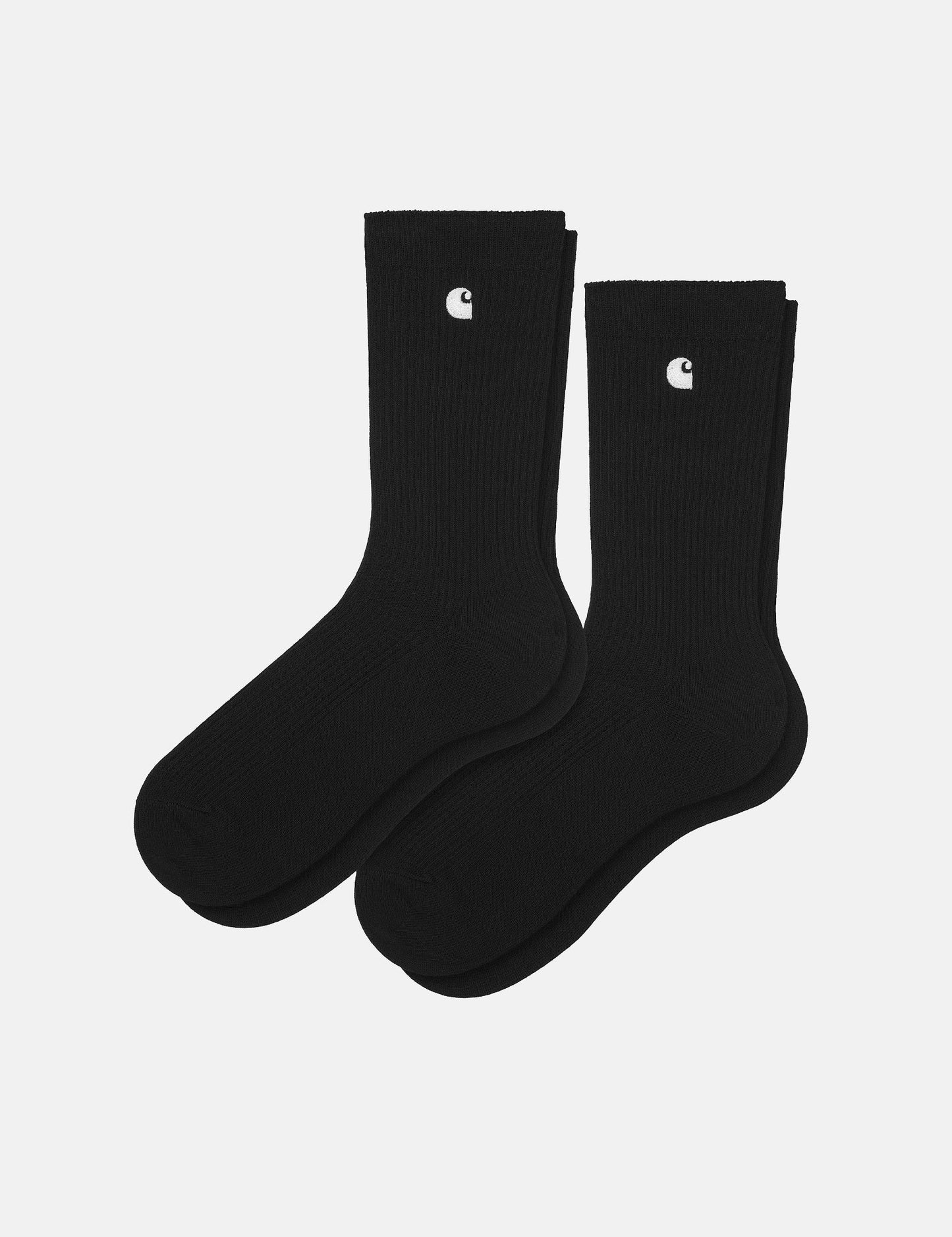 Madison Pack Socks (2 Pack) - White/Black