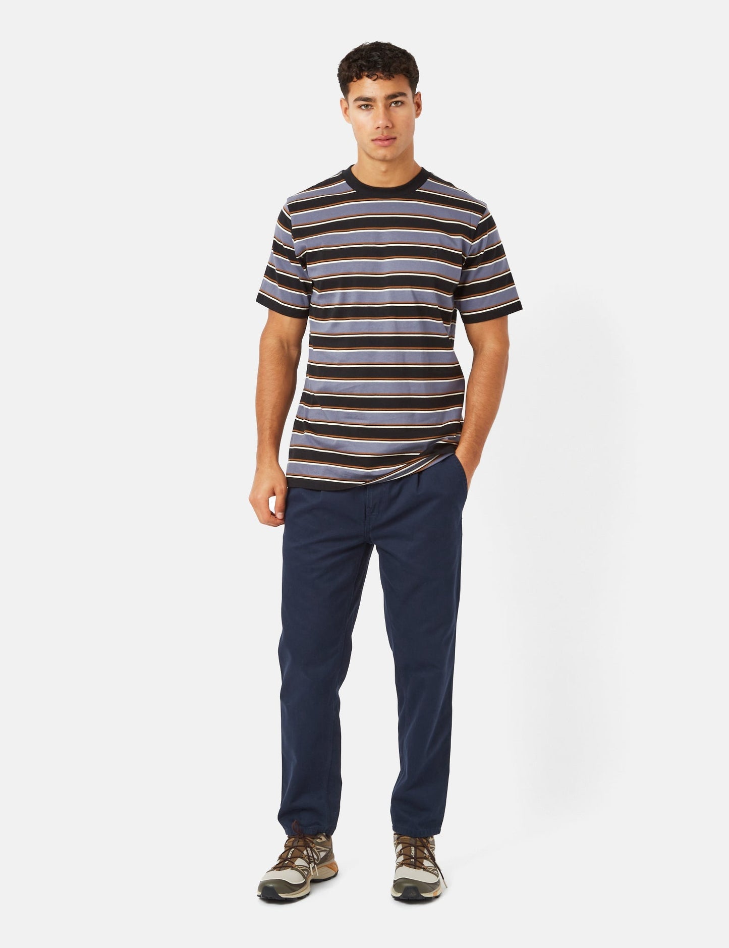 Leone T-Shirt (Leone Stripe) - Bluefin