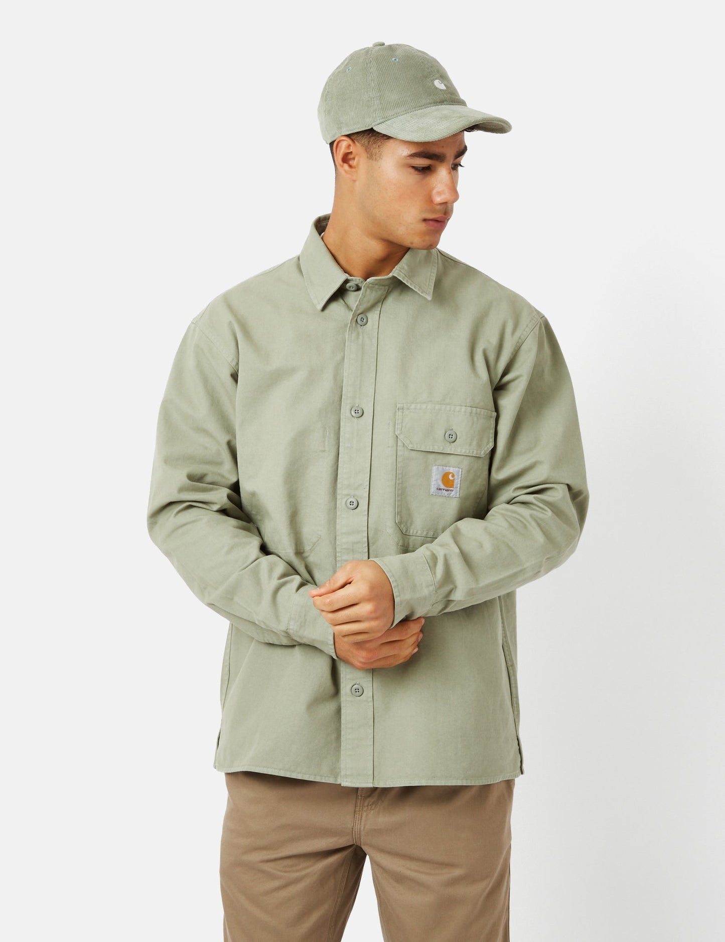 Reno Shirt Jacket (Garment Dyed) - Storm Blue