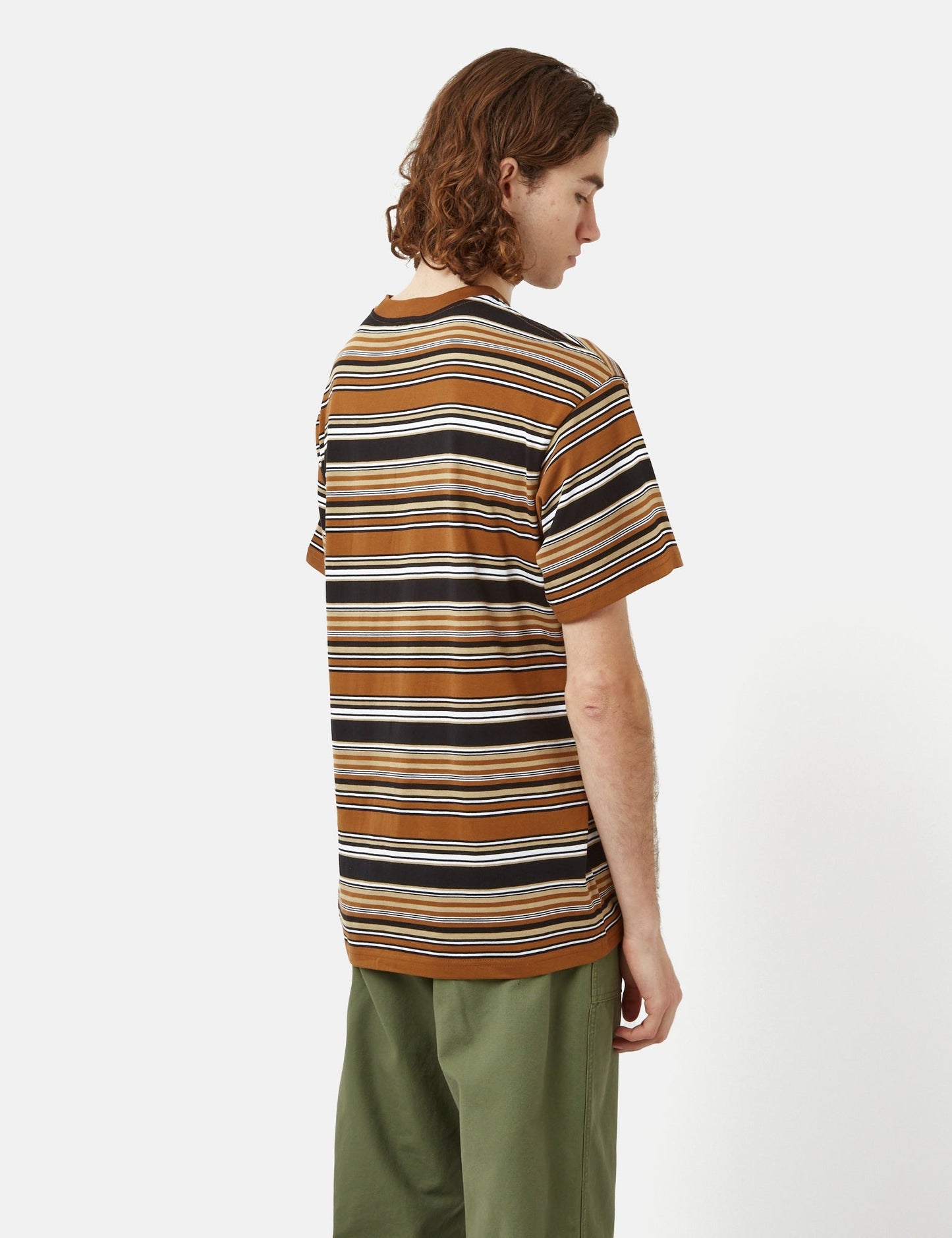 Lafferty T-Shirt (Stripe) - Hamilton Brown