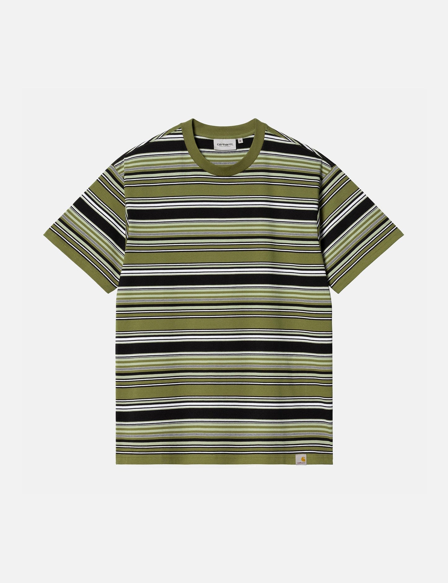 Lafferty T-Shirt (Stripe) - Kiwi Green