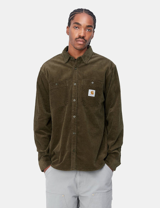 Rhodes Cord Shirt (Loose) - Highland Green