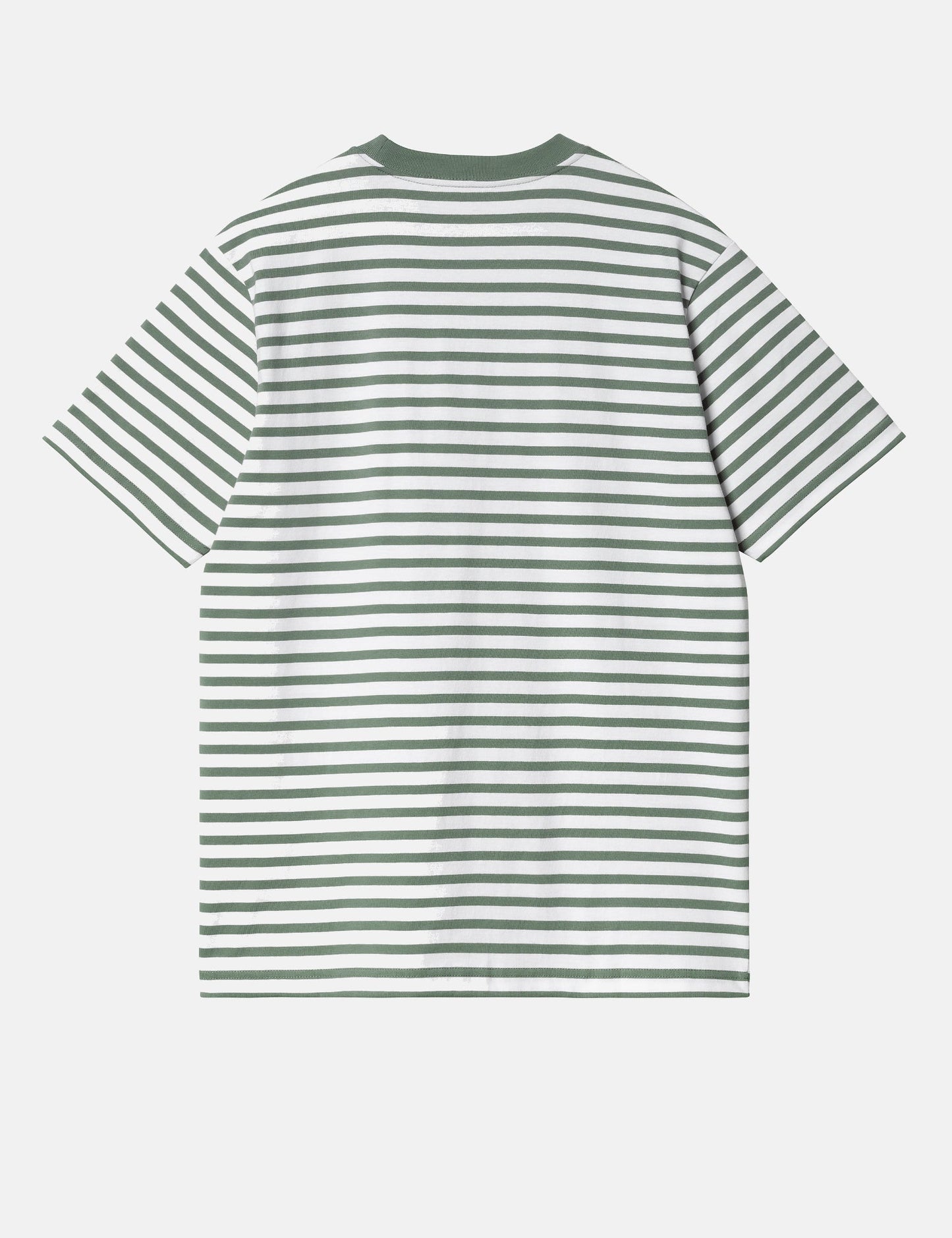 Seidler Stripe Pocket T-Shirt - Park Green/White