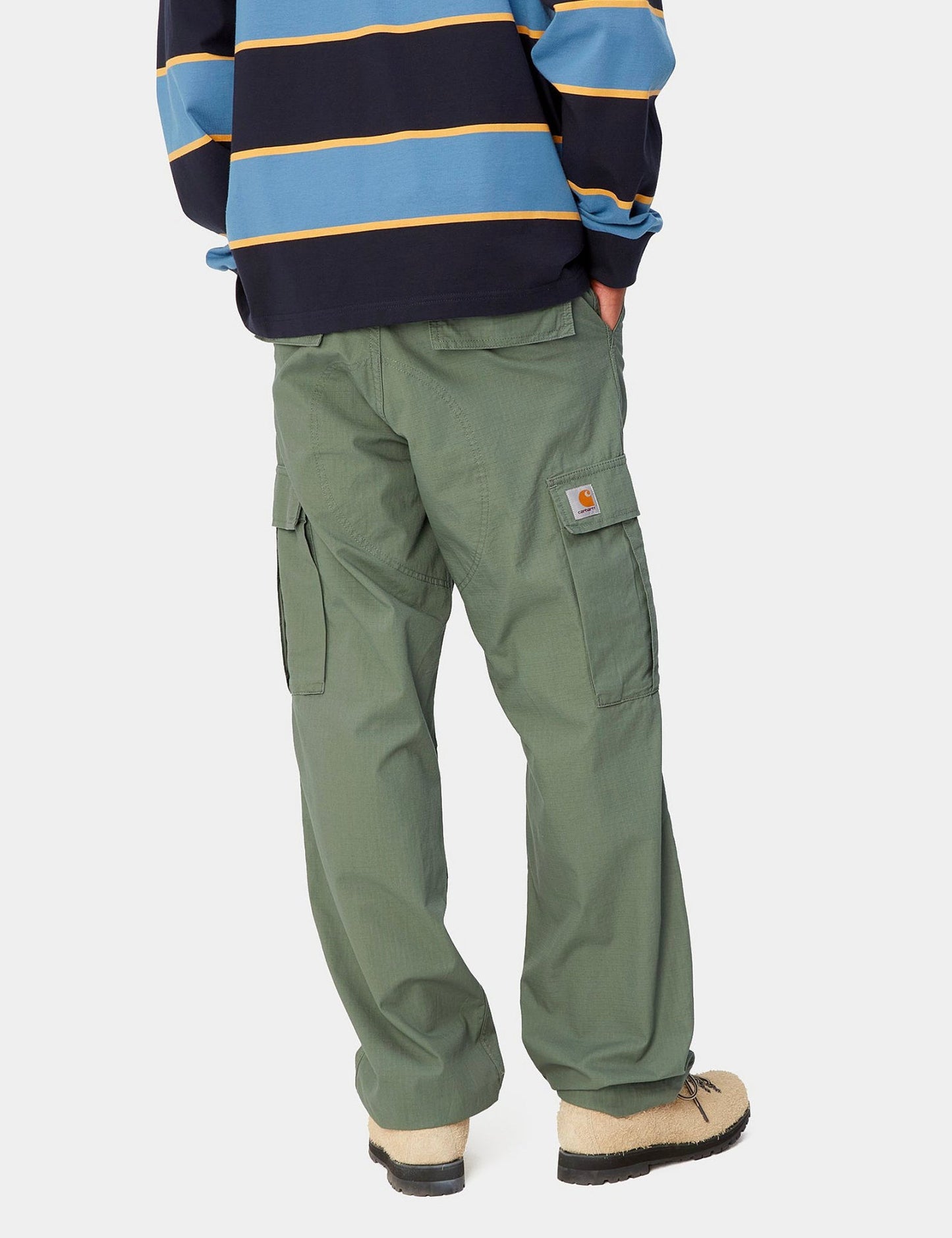 Regular Cargo Pant - Park Green Rinsed