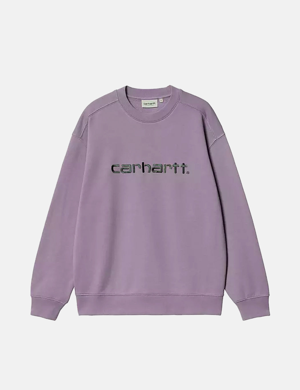 Womens Sweatshirt - Ash Heather/Cassis