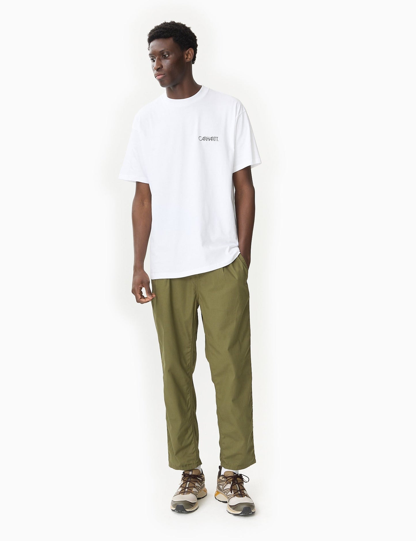 Abbott Pant - Dundee Green Rinsed