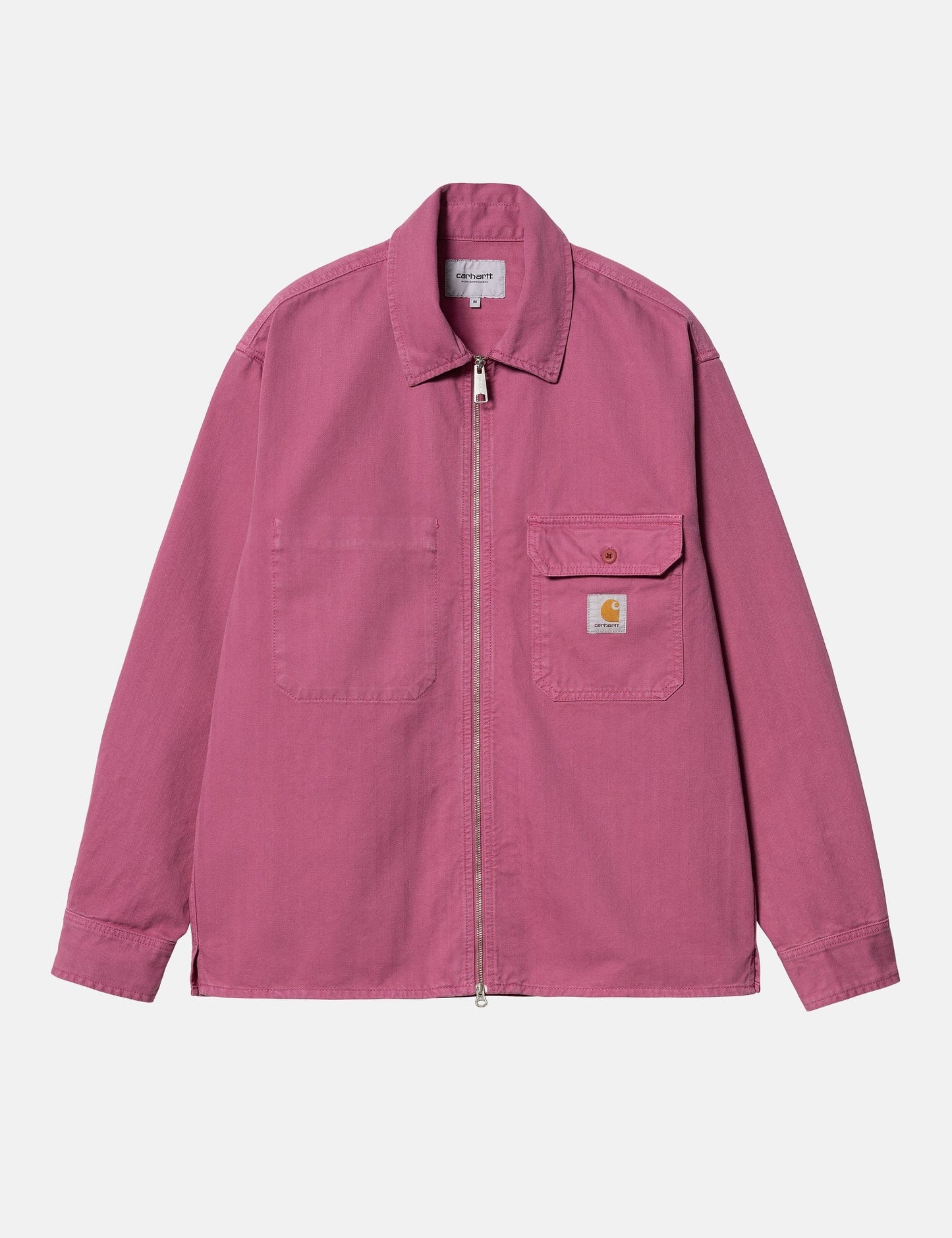 Rainer Over Shirt - Magenta Pink Garment Dyed